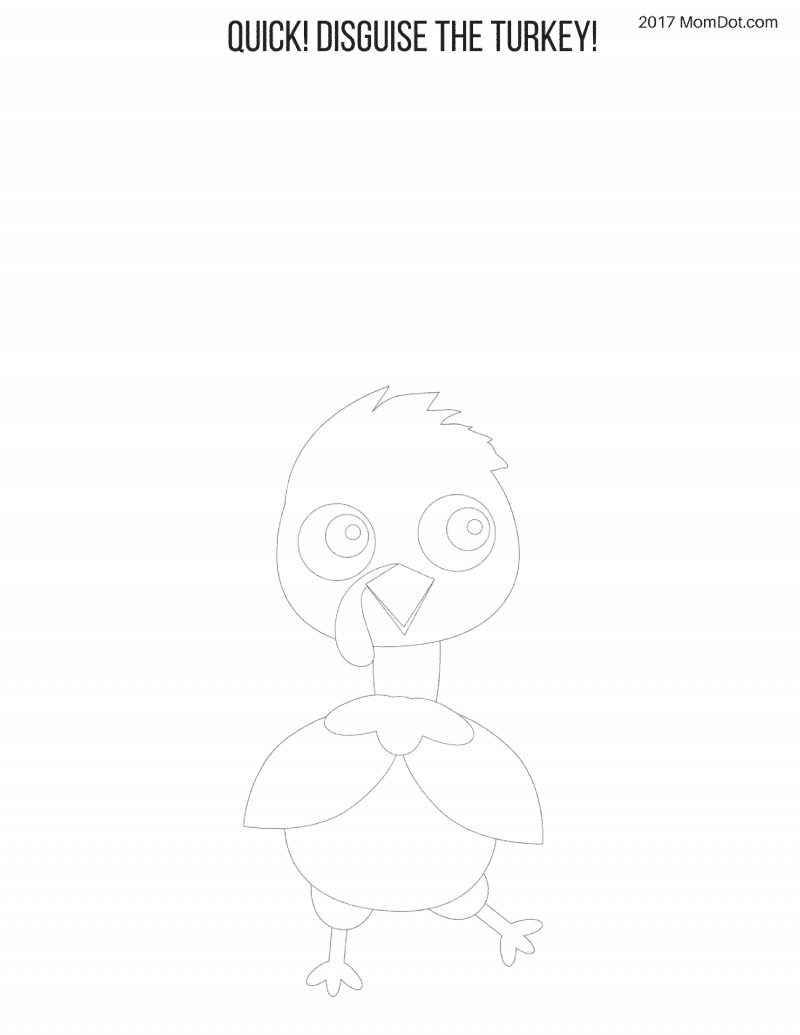 Disguise A Turkey Printable Templates Free Download MomDot