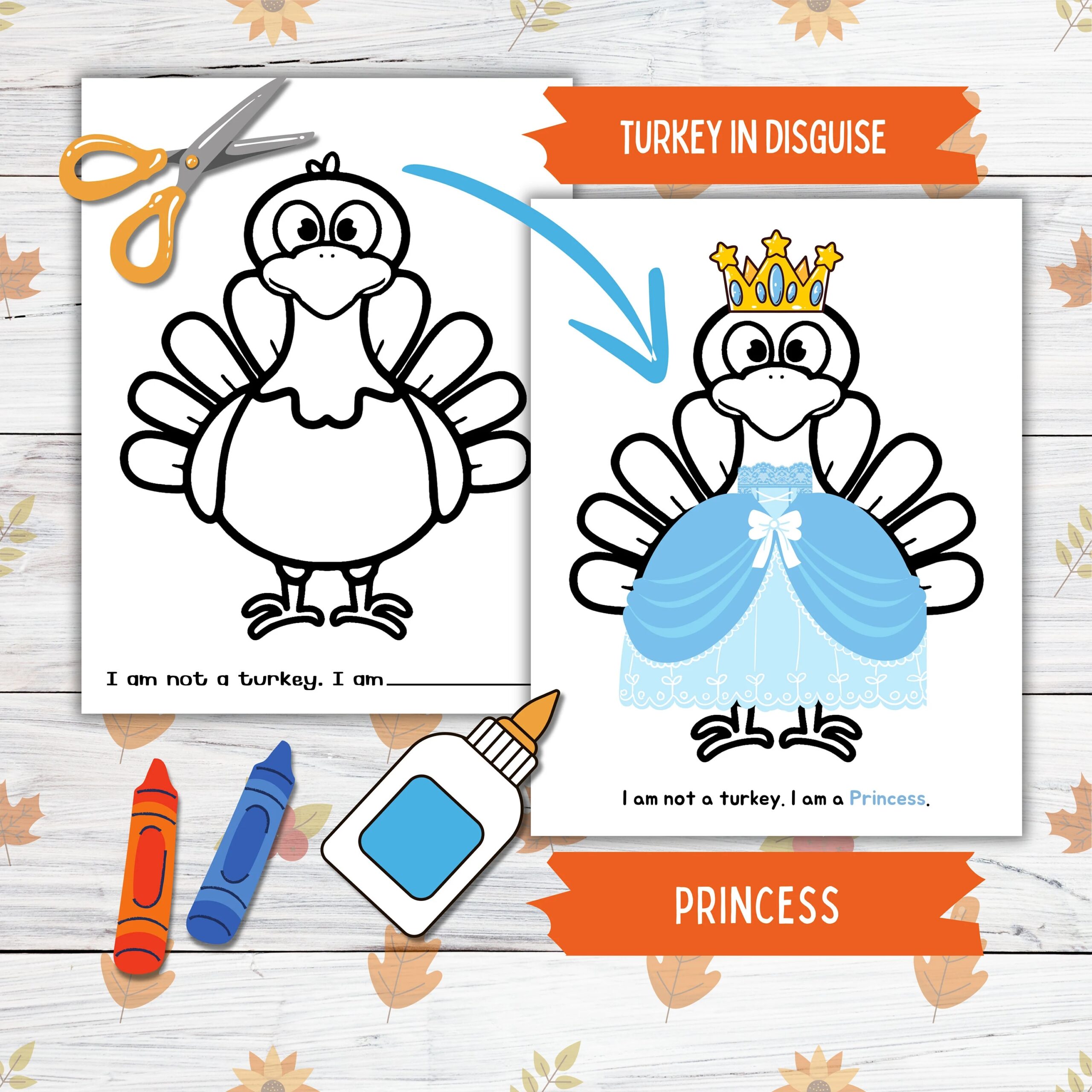 Free Printable Turkey In Disguise Template