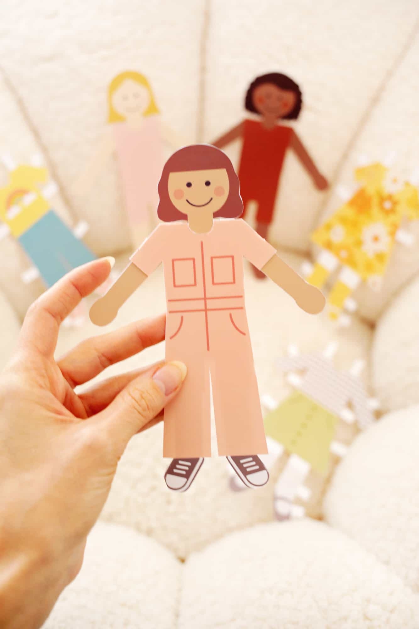 Paper Doll Template Free Printable