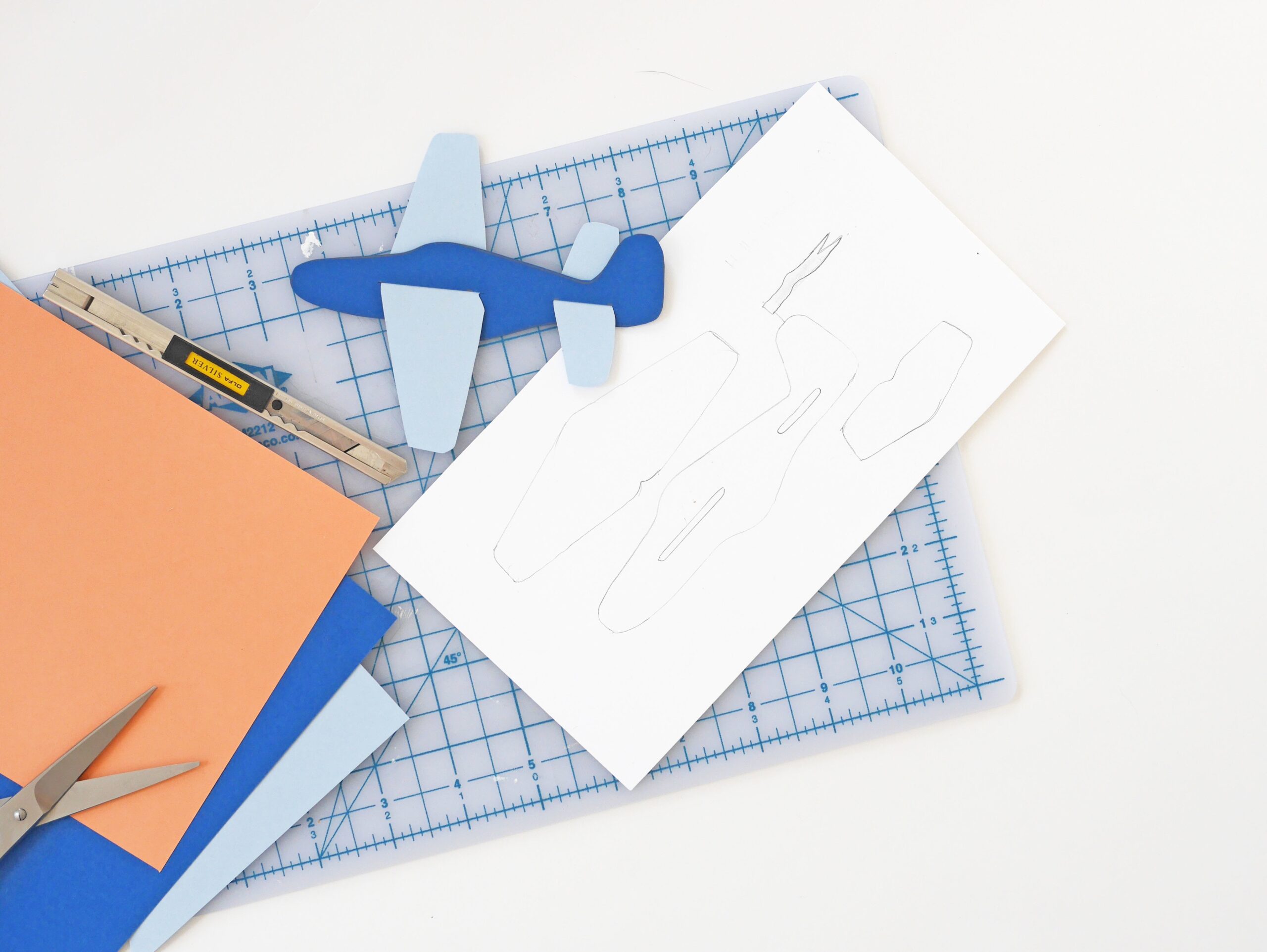 Diy Paper Plane Free Template How To Make A Paper Model Papercraft On Cut Out Keep