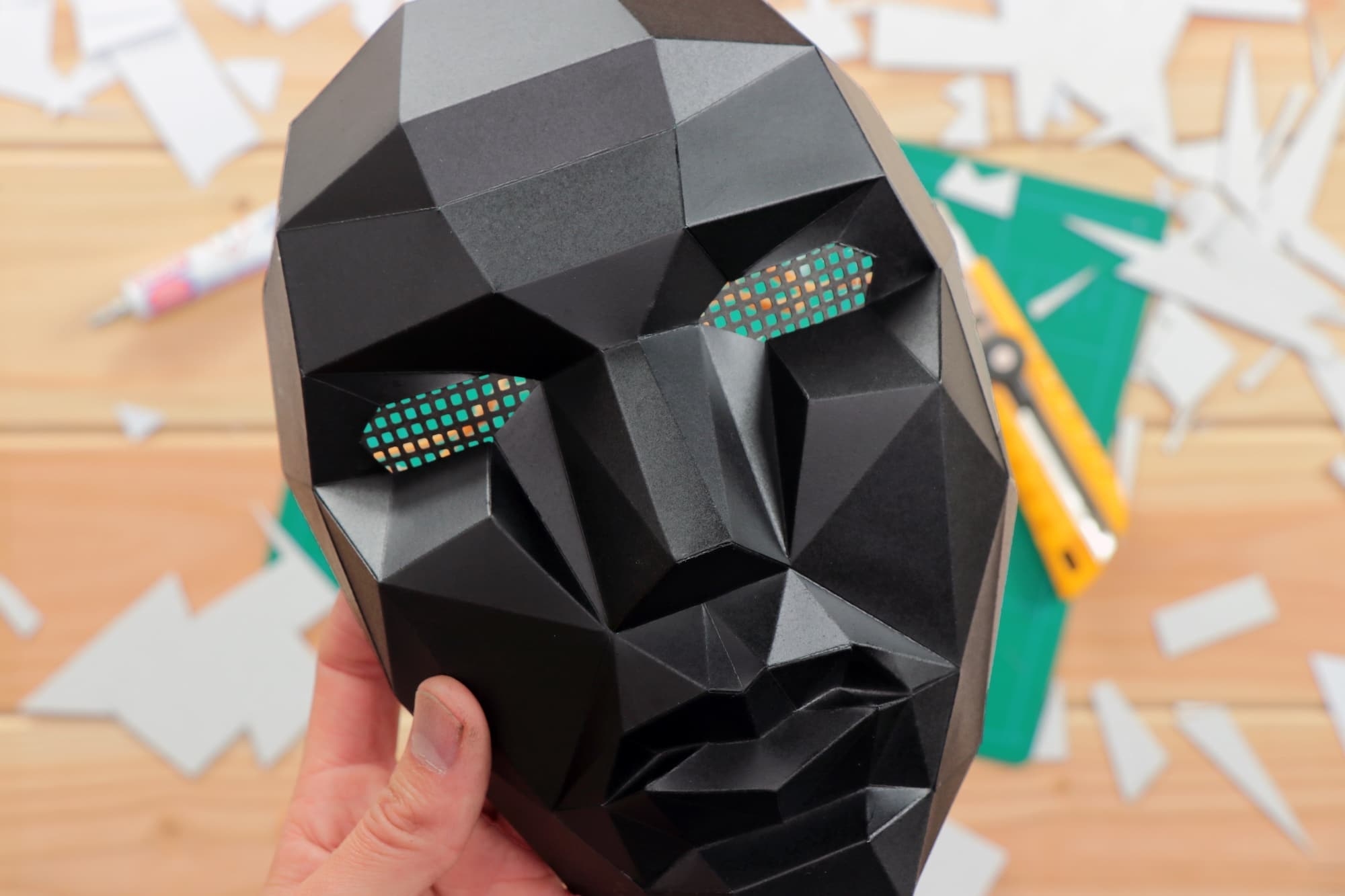 DIY Printable Template Squid Game Mask