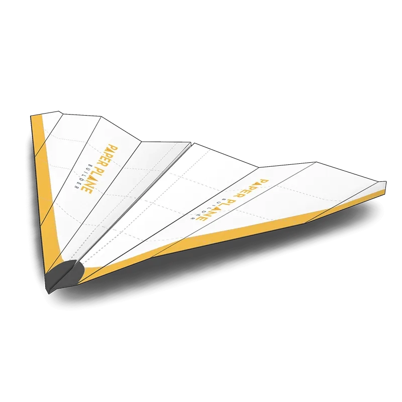 Printable Paper Airplane Template