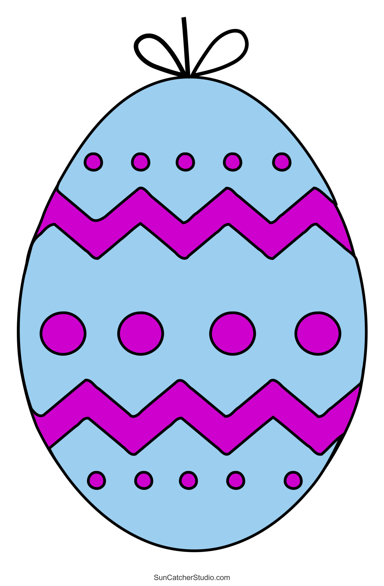 Easter Egg Template Free Printable
