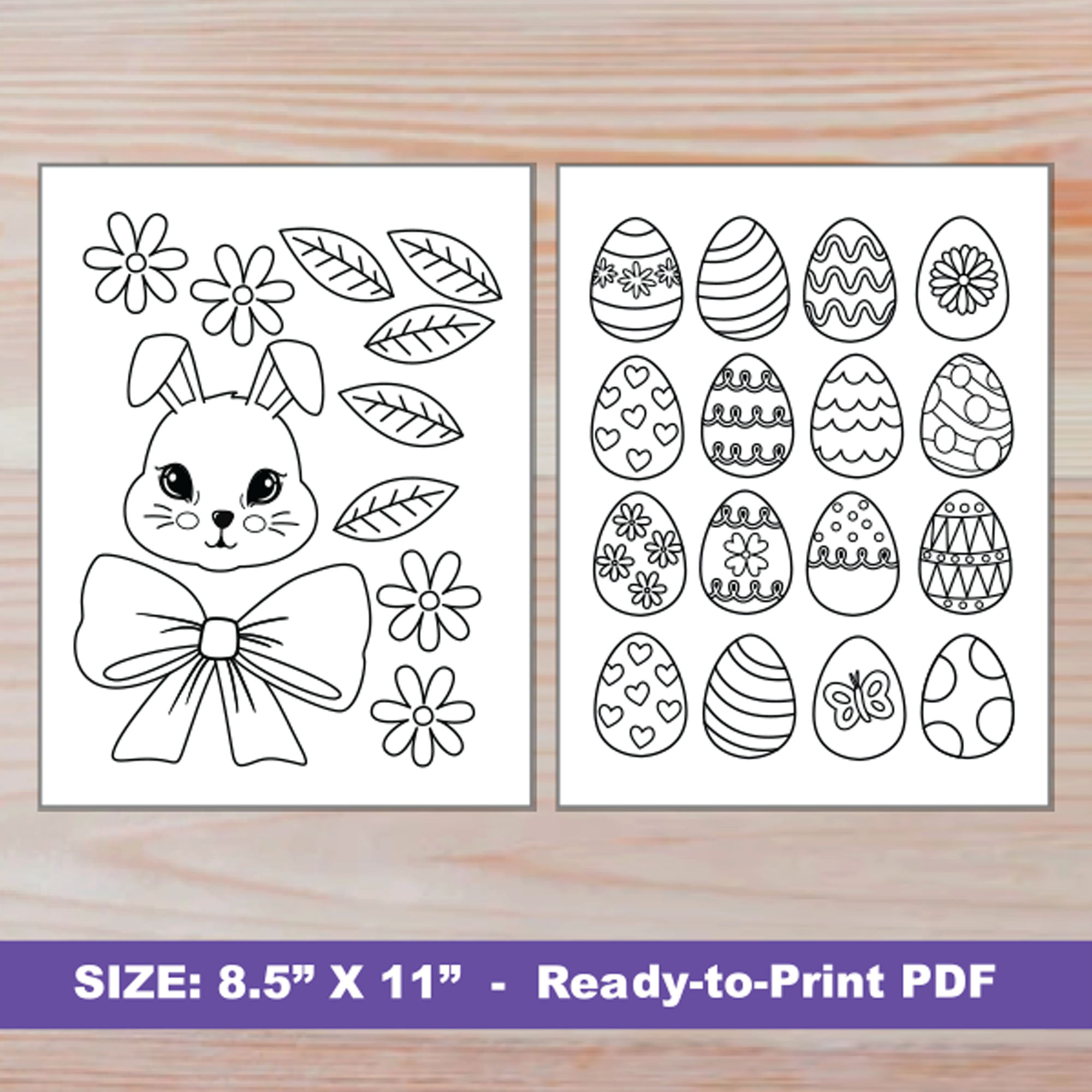Easter Wreath Crafts Activity For Kids PRINTABLE Easter Egg Wreath Spring DIY Wreath For Kids Classful