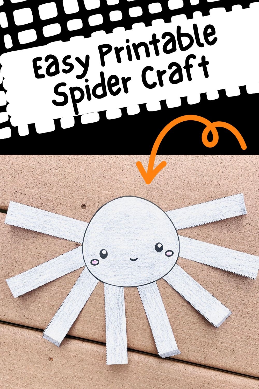 Easy Printable Spider Craft Story Simply Full Of Delight