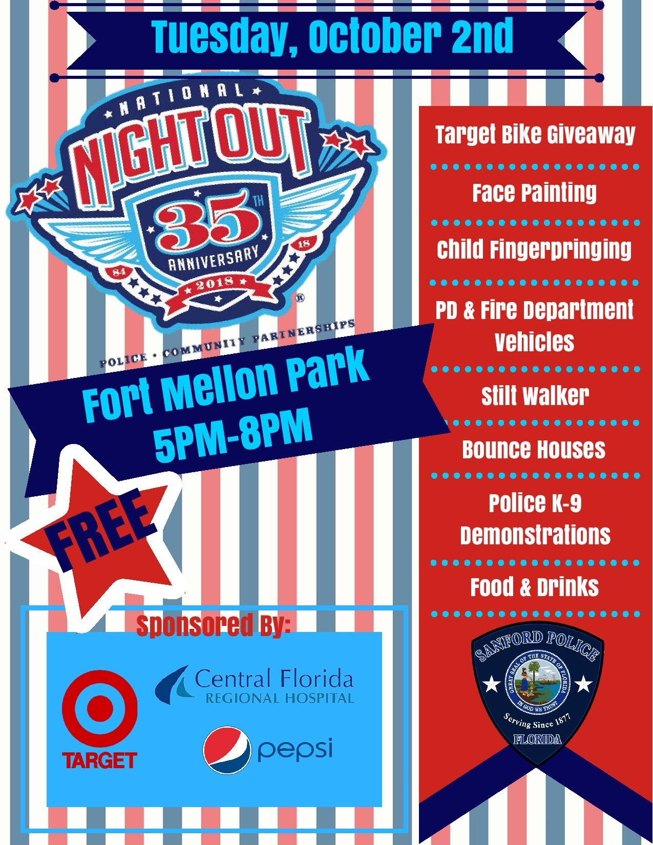 Free Printable National Night Out Flyer Template