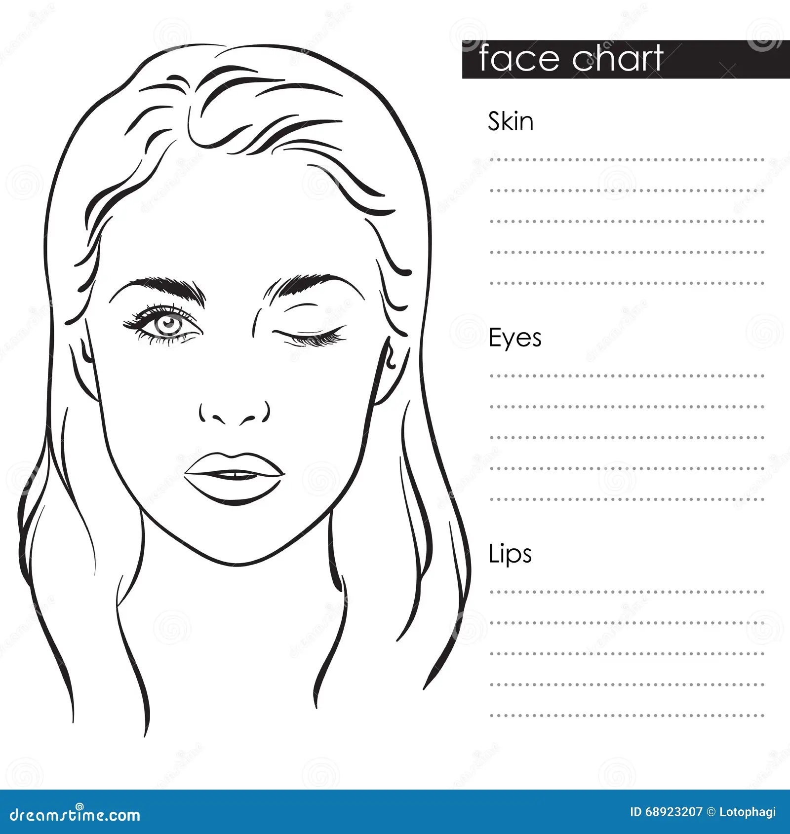 Face Chart Template Stock Illustrations 2 175 Face Chart Template Stock Illustrations Vectors U0026 Clipart Dreamstime
