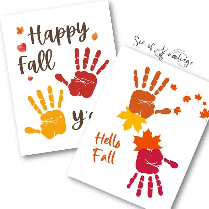 Fall Handprint Crafts Download A Set Of Fun Template Crafts For Kids