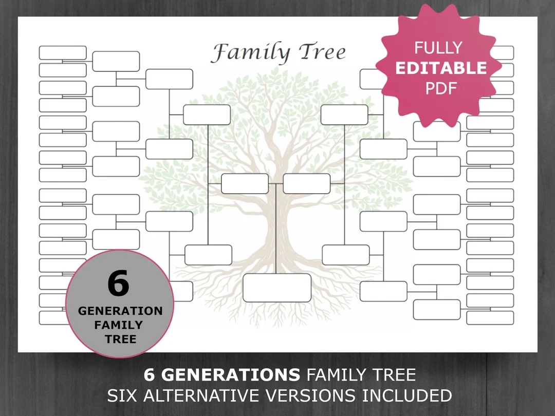 Free Family Tree Templates Printable