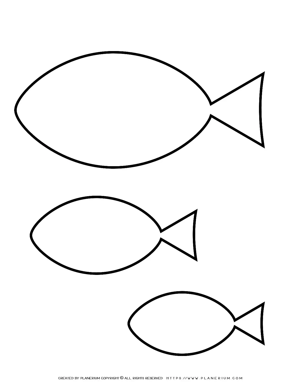 Fish FREE Printable Template Planerium