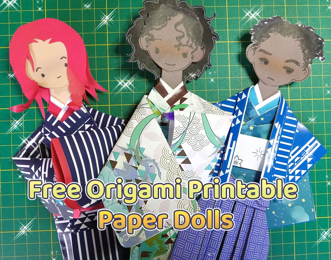 For Librarians And Educators How To Make Origami Dolls with FREE Printable Origami Paper Patterns LumicPress Manga For Young Readers