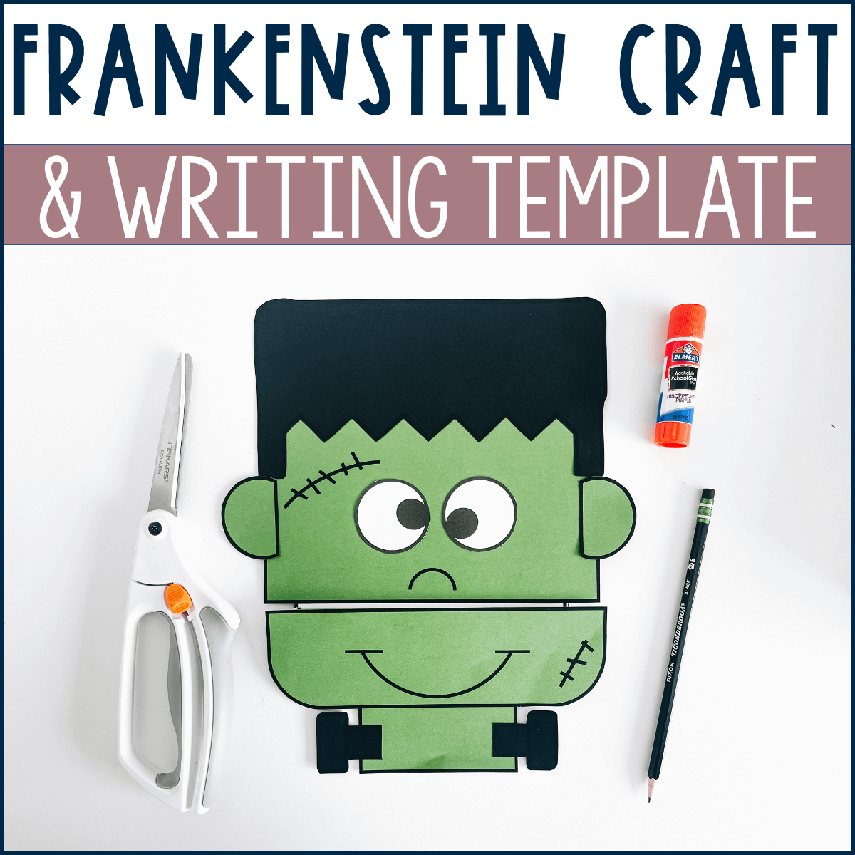 Frankenstein Craft Writing Template Stephanie Nash A Touch Of Class