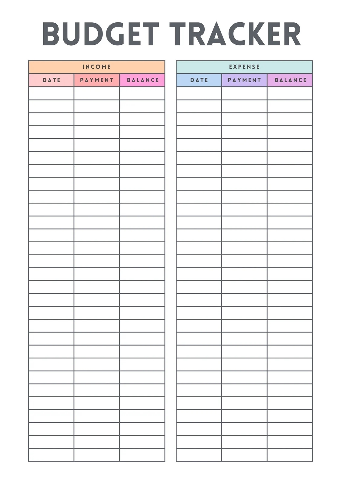 Free And Customizable Budget Templates