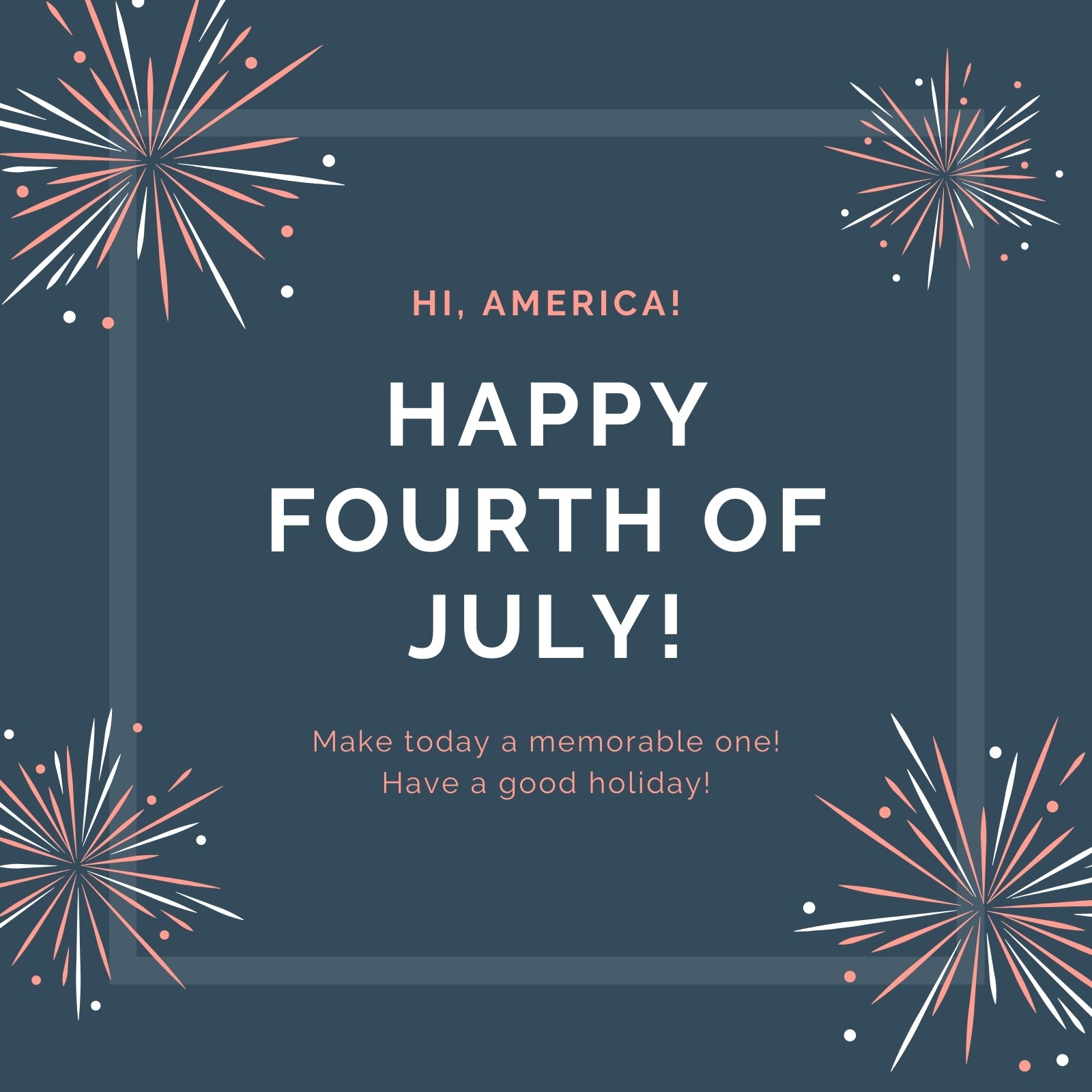 Free And Customizable Fourth Of July Templates
