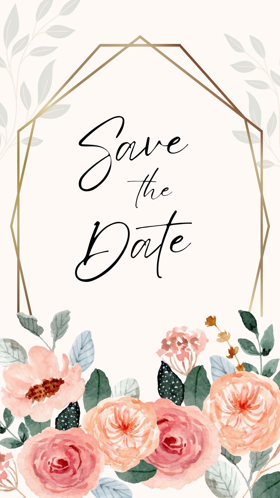 Free And Customizable Save The Date Templates Canva