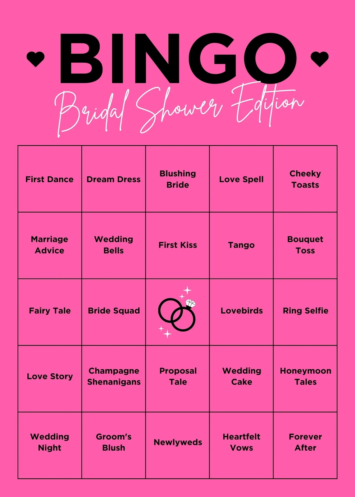 Free Bingo Card Templates To Customize And Print Canva