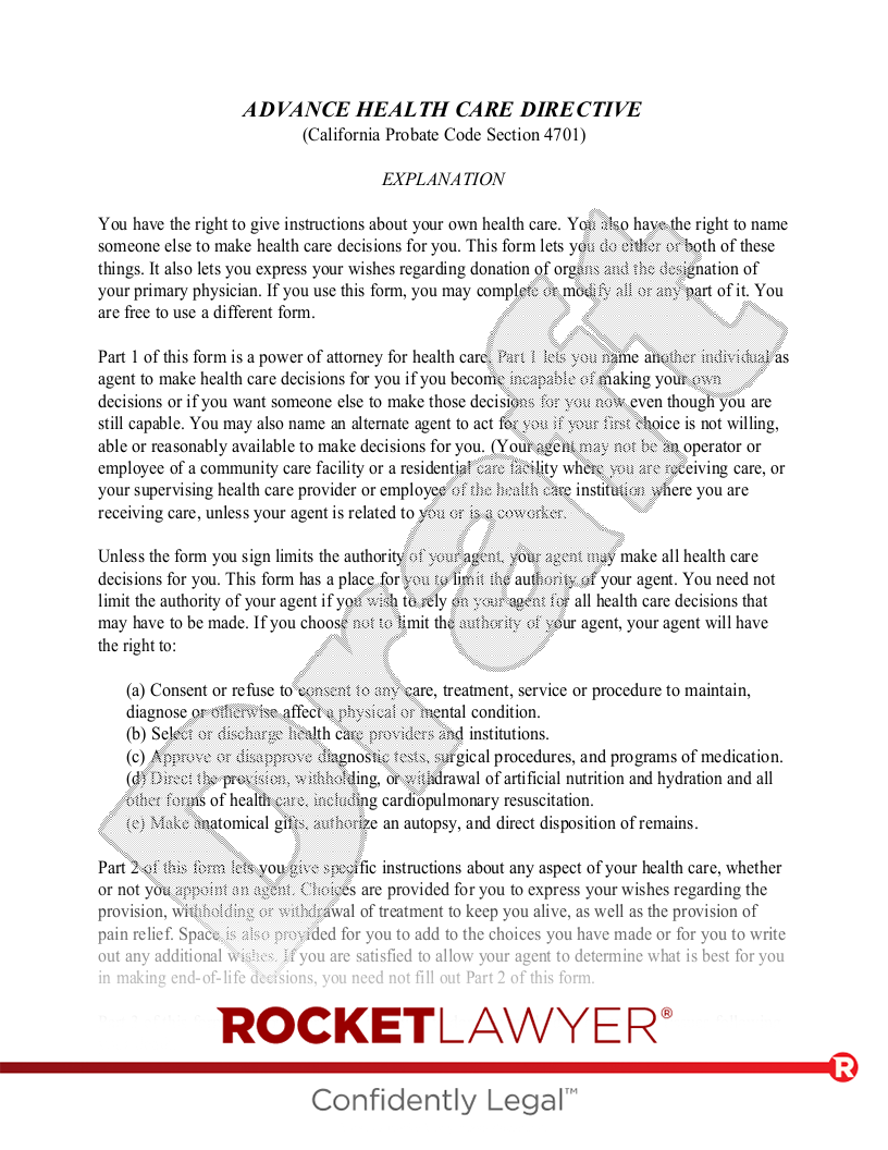 free california living will make download rocket lawyer