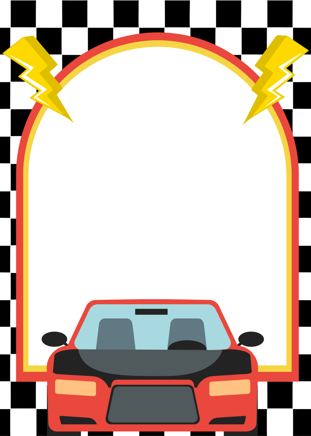 free car invitation templates editable and printable
