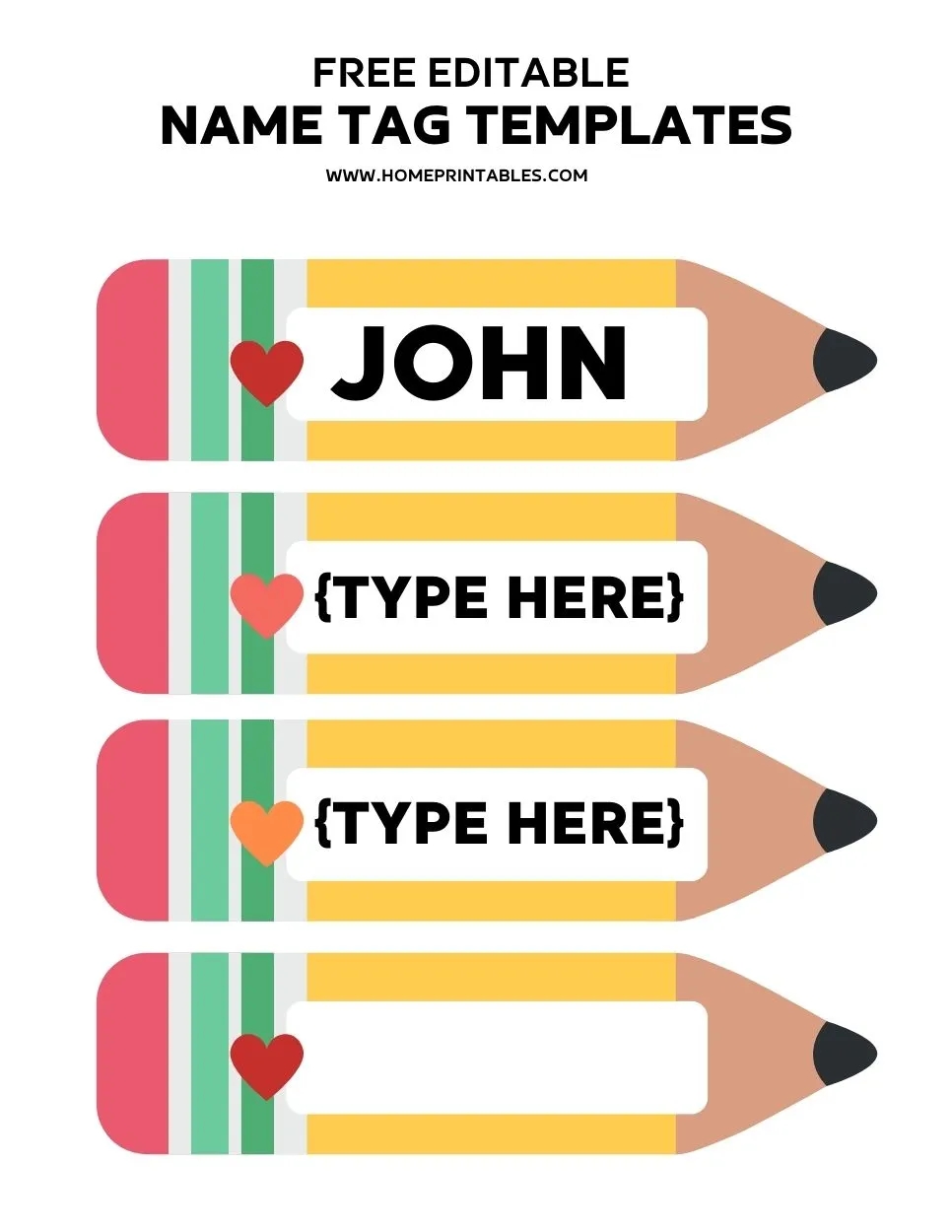 Free Editable Name Tags Printable 100 Name Label Templates 