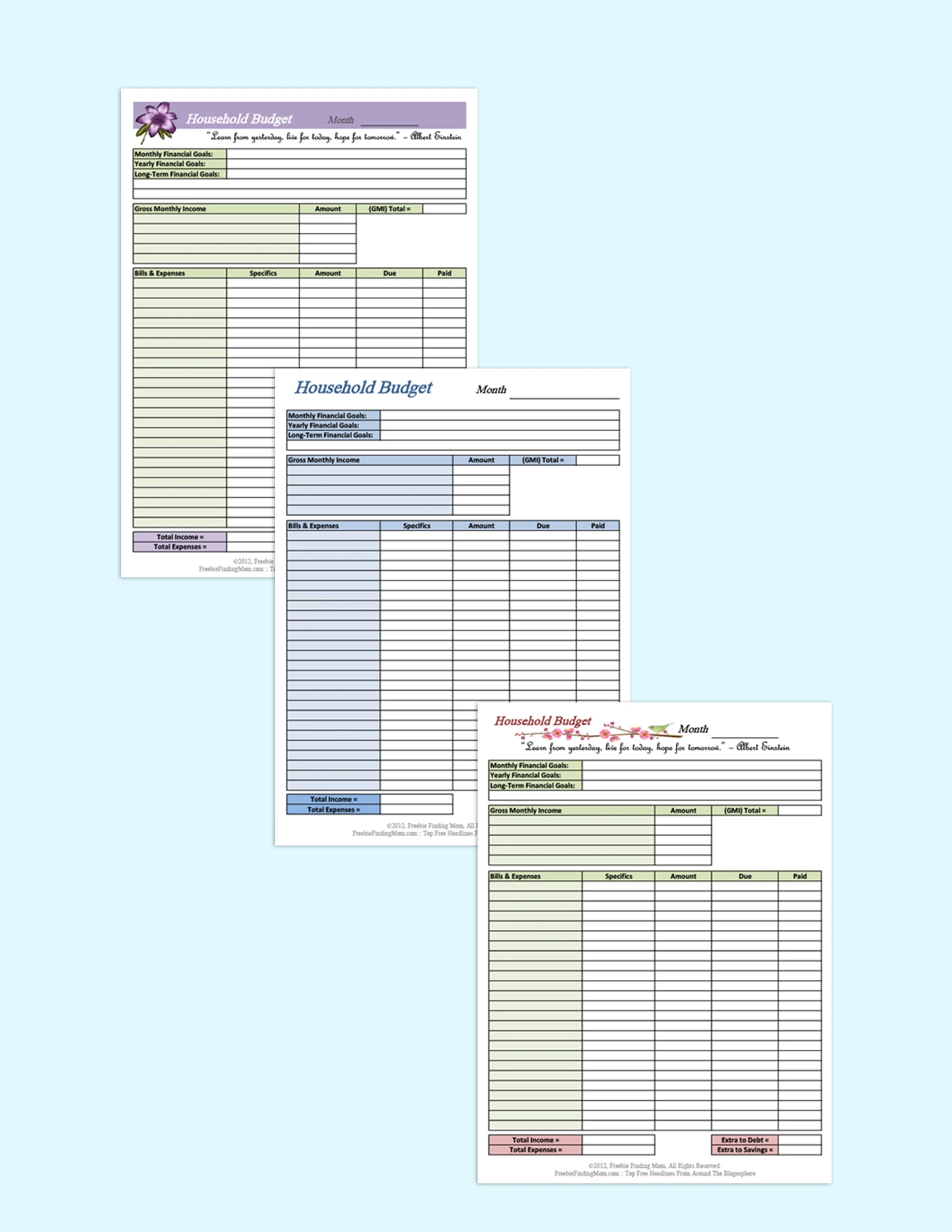 Free Excel Budget Templates