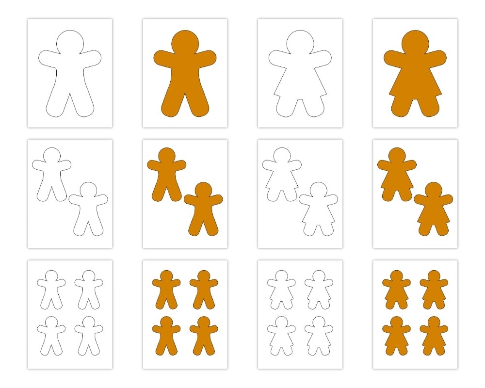 Gingerbread Man Template Free Printable