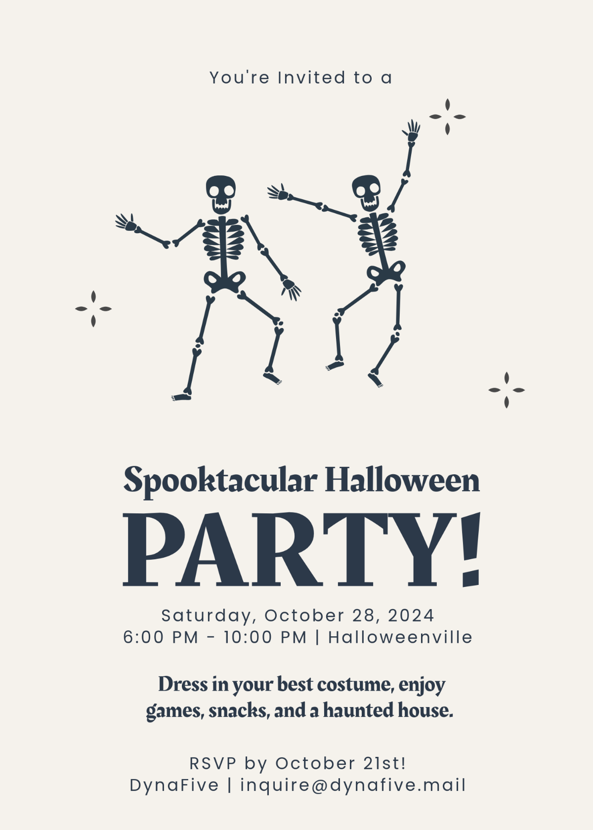Free Halloween Invitation Templates Editable And Printable