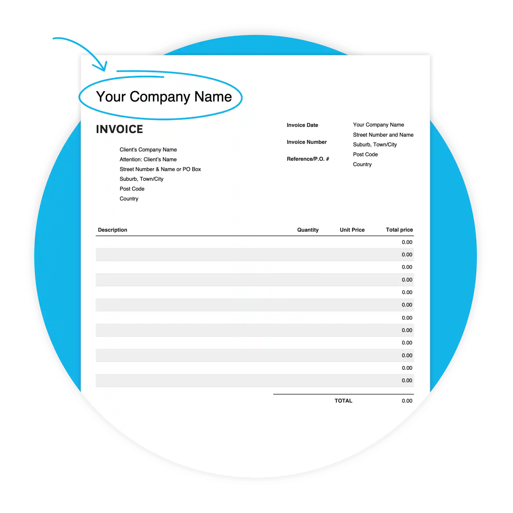 Printable Invoice Templates Free