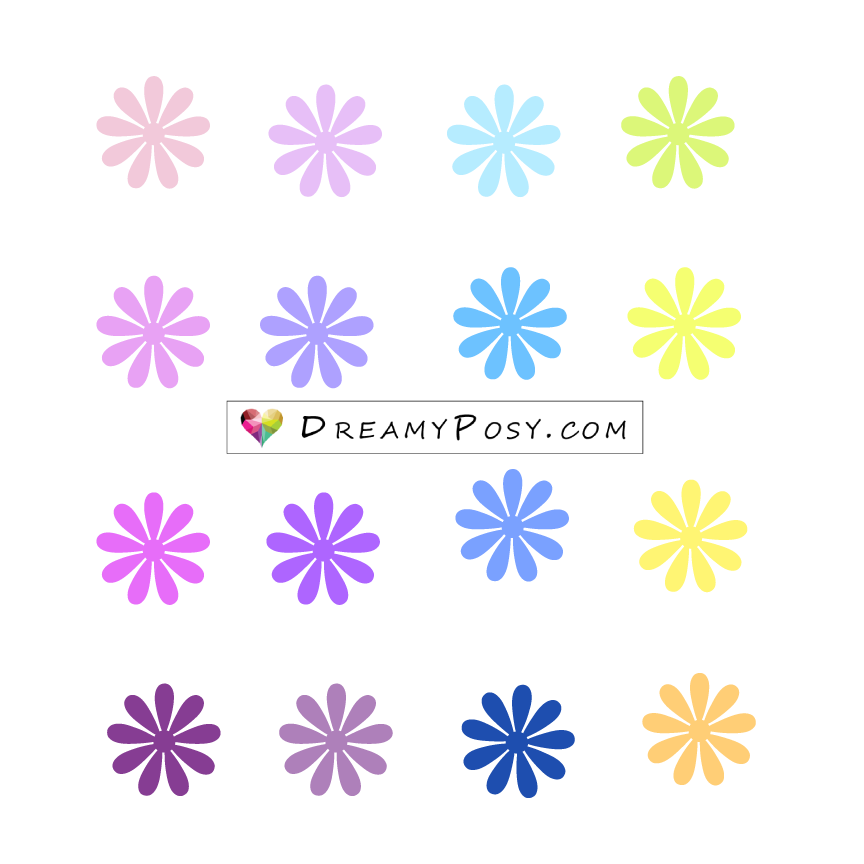 Paper Flower Templates Printable