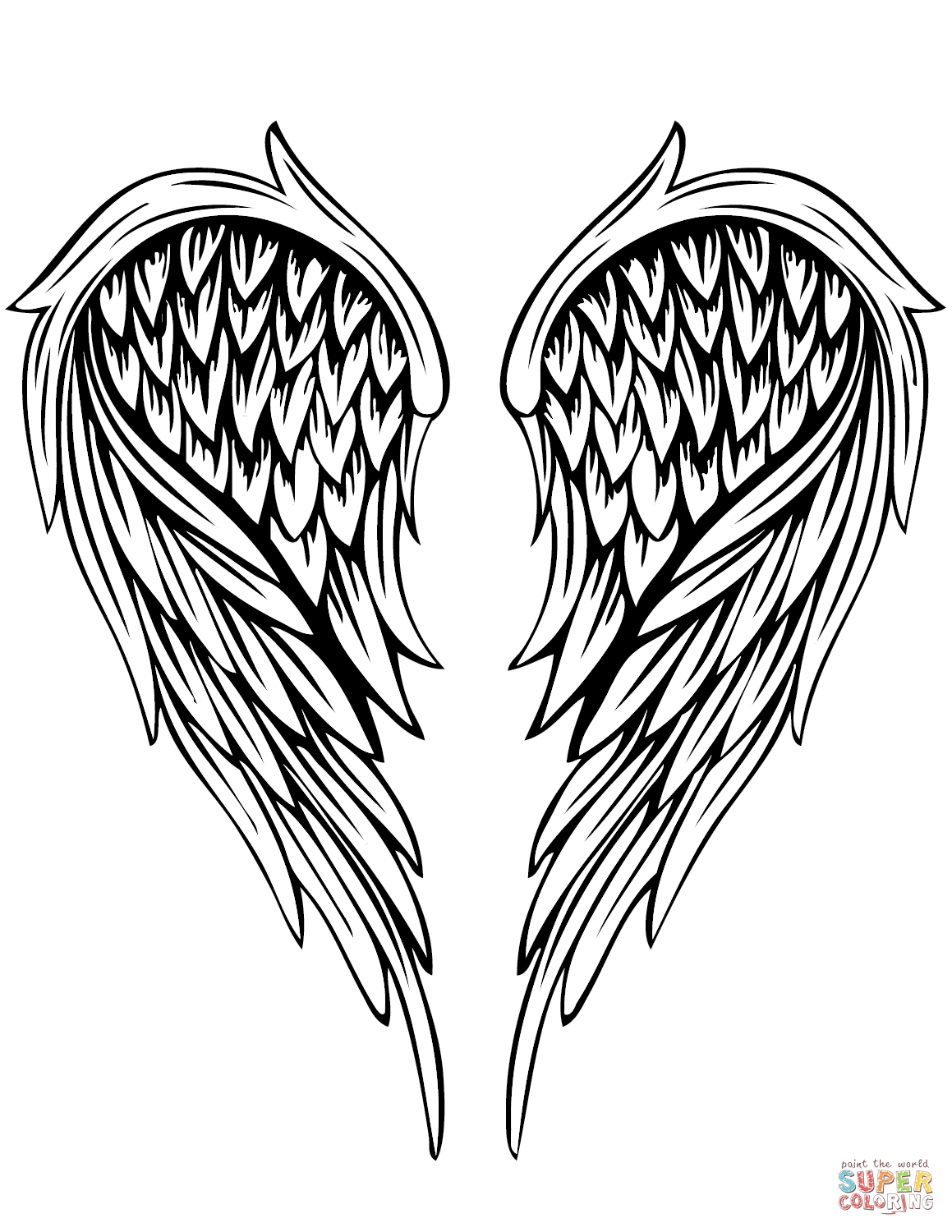 Free Printable Angel Wings Printable Design Resources