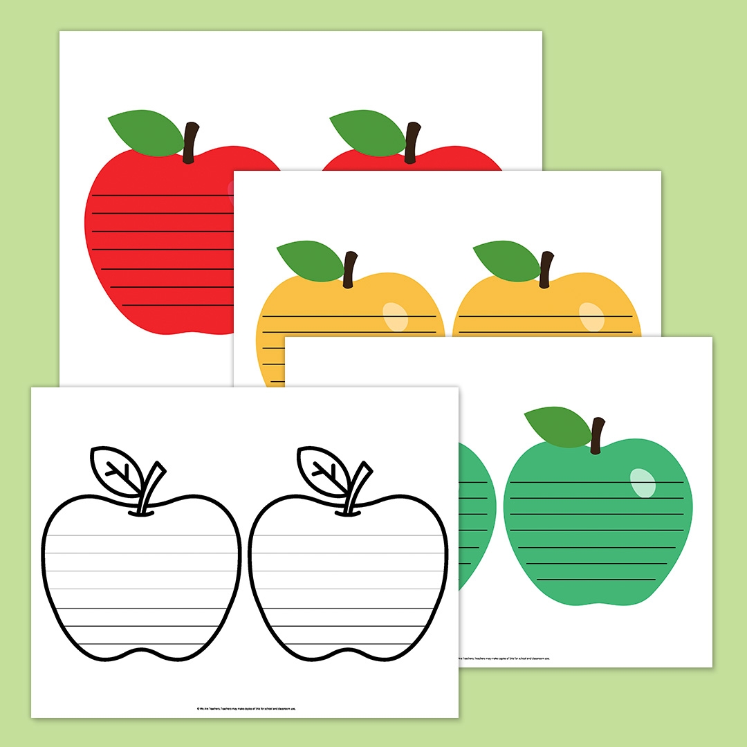 Apple Template Free Printable