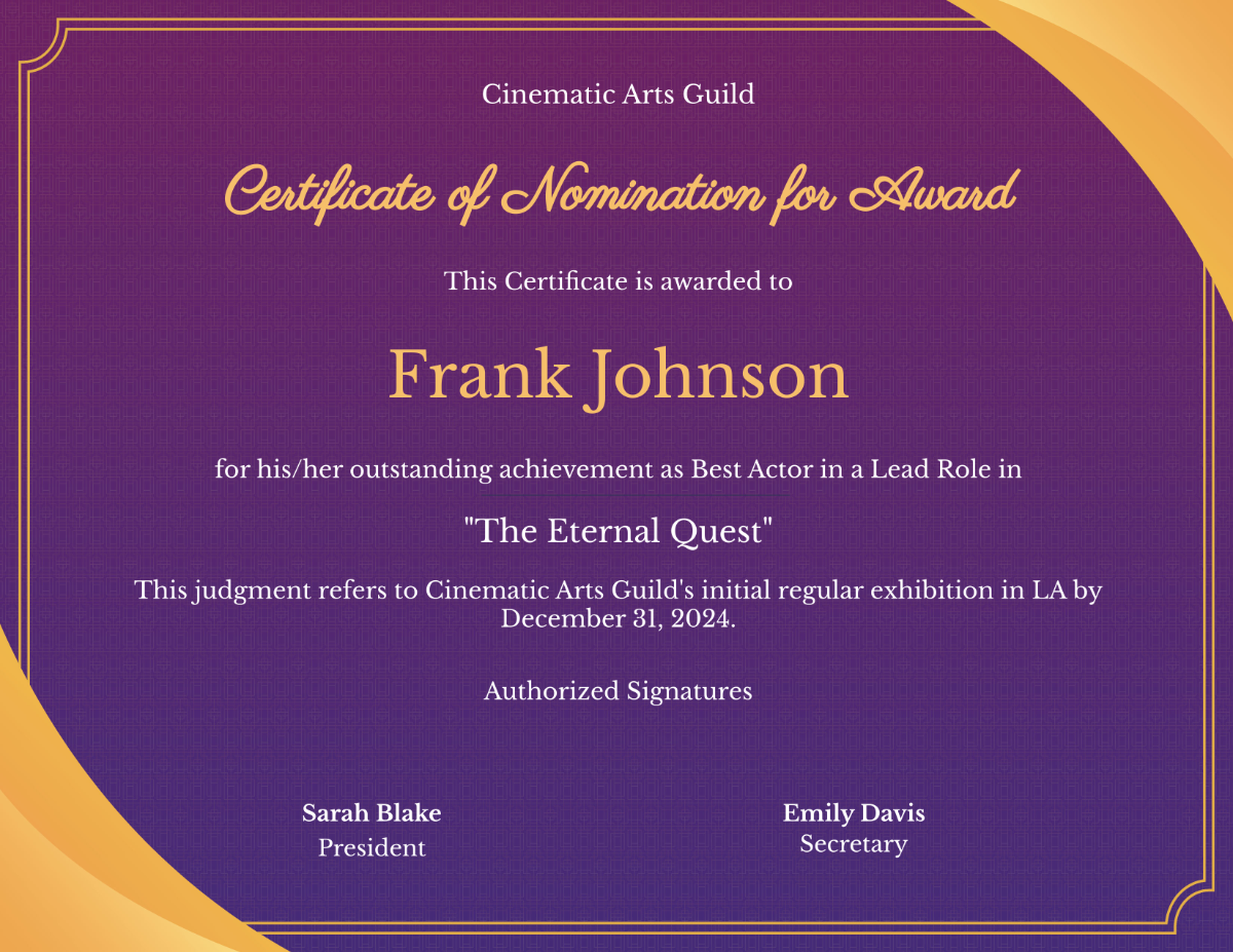 Free Printable Awards Certificate To Customize Online