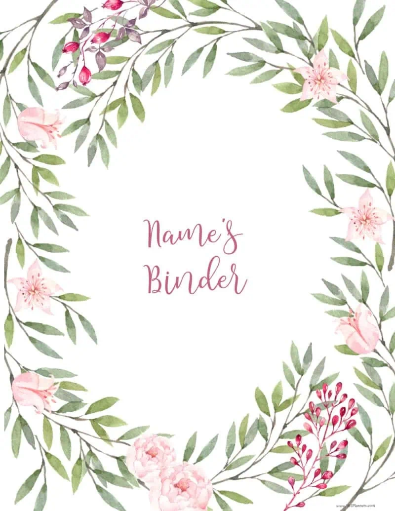 Free Printable Binder Covers Customize Online U0026 Print At Home
