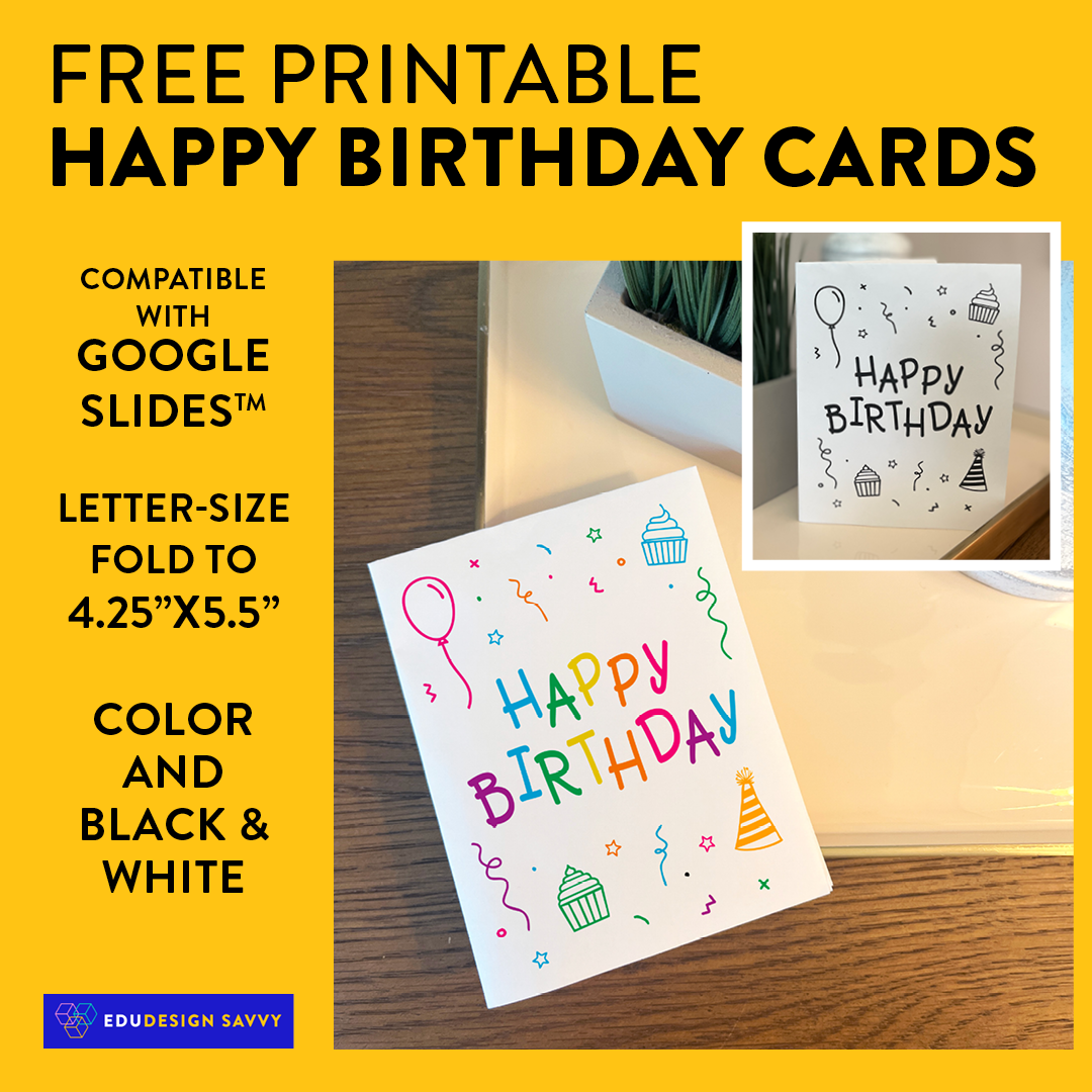 Free Birthday Card Templates Printable