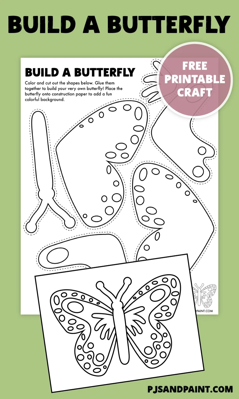 Butterfly Printable Template Free