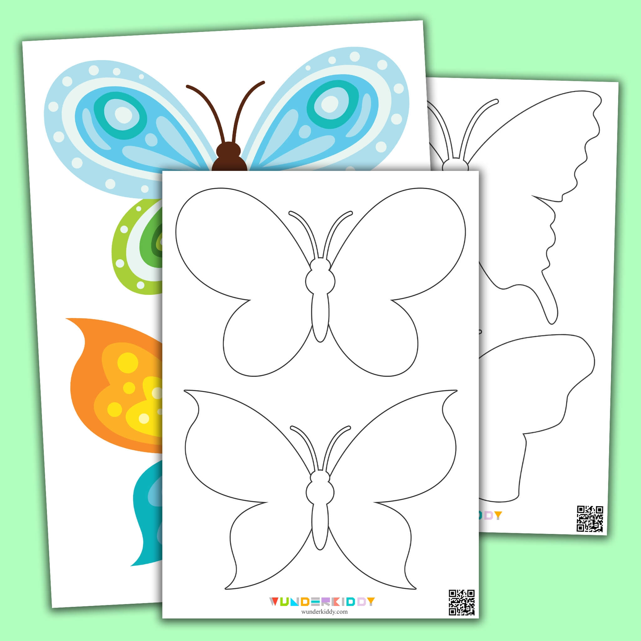 Butterfly Template Printable Free