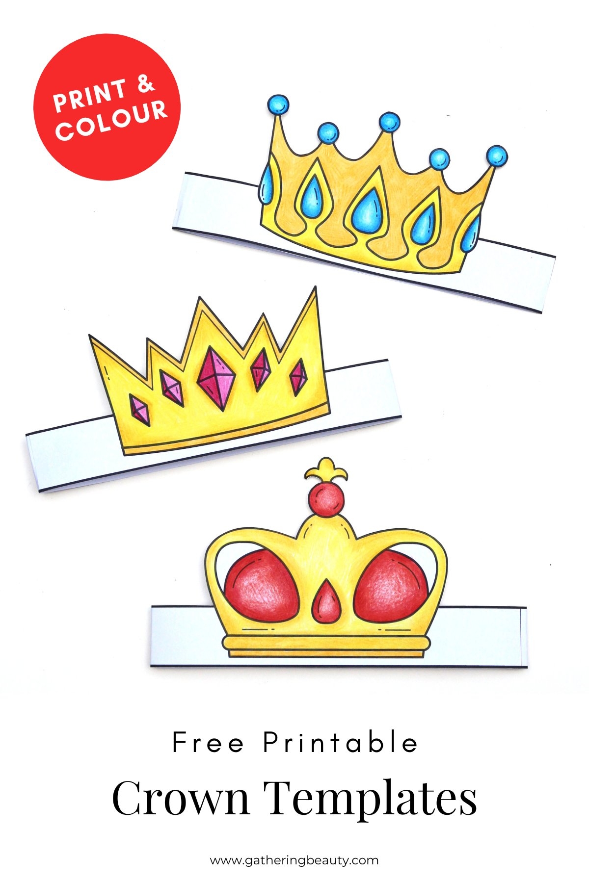 Printable Crown Template Free