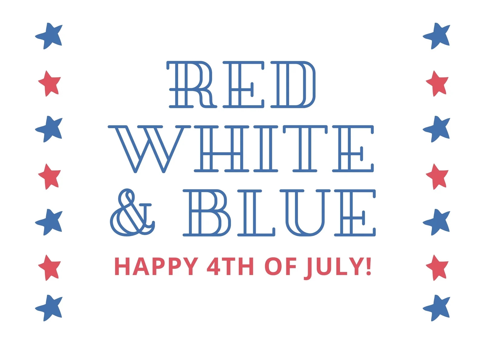 Free Printable 4th Of July Templates