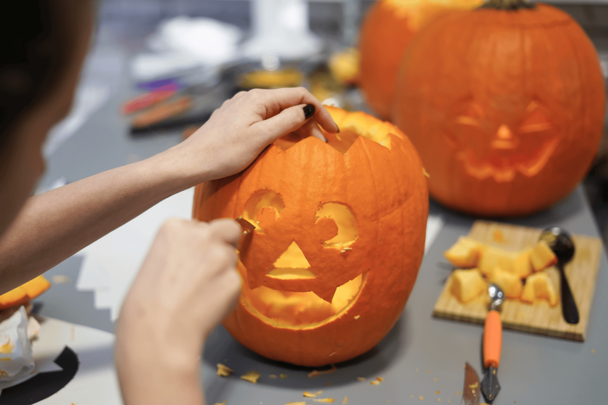 Free Printable Cute Ghost Pumpkin Carving Stencils Christene Holder Home