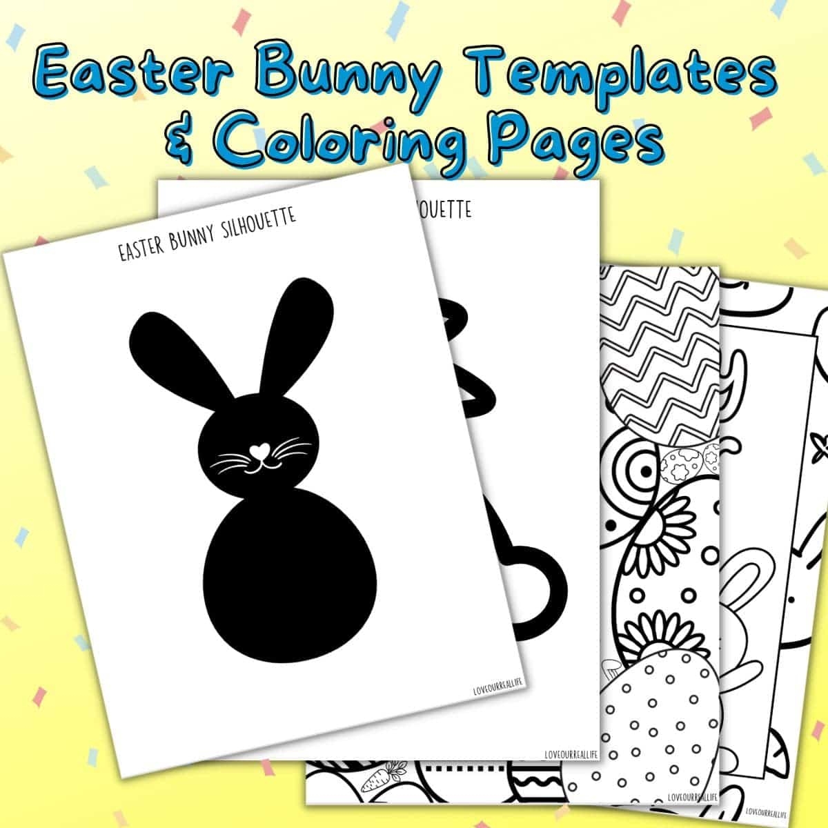 Free Printable Bunny Template Printable