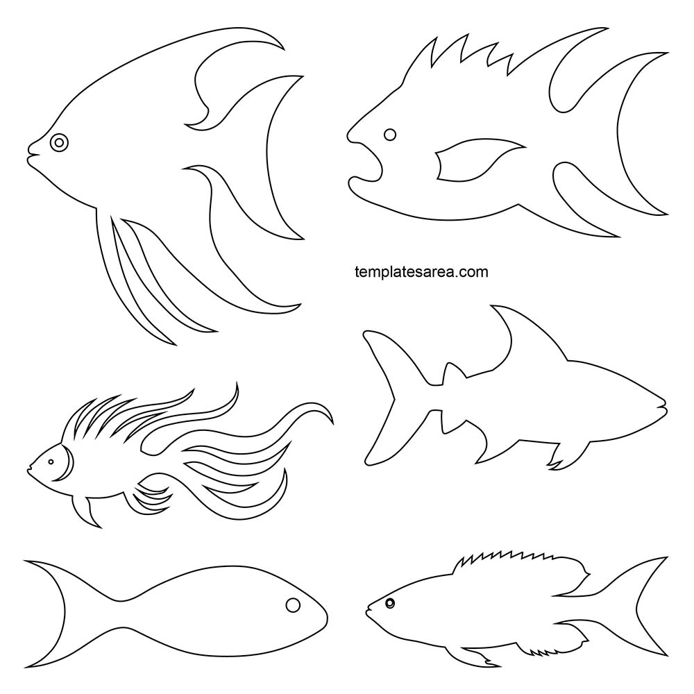 Free Printable Fish Templates For Cut Outs Download Now TemplatesArea