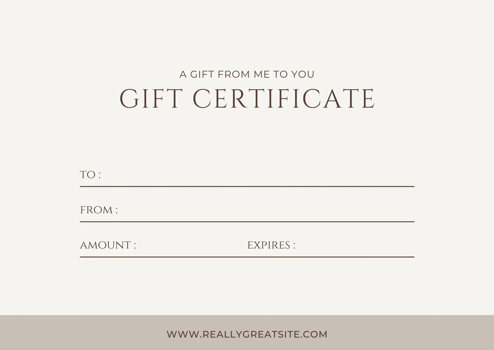 Free Printable Gift Certificate Template Pdf