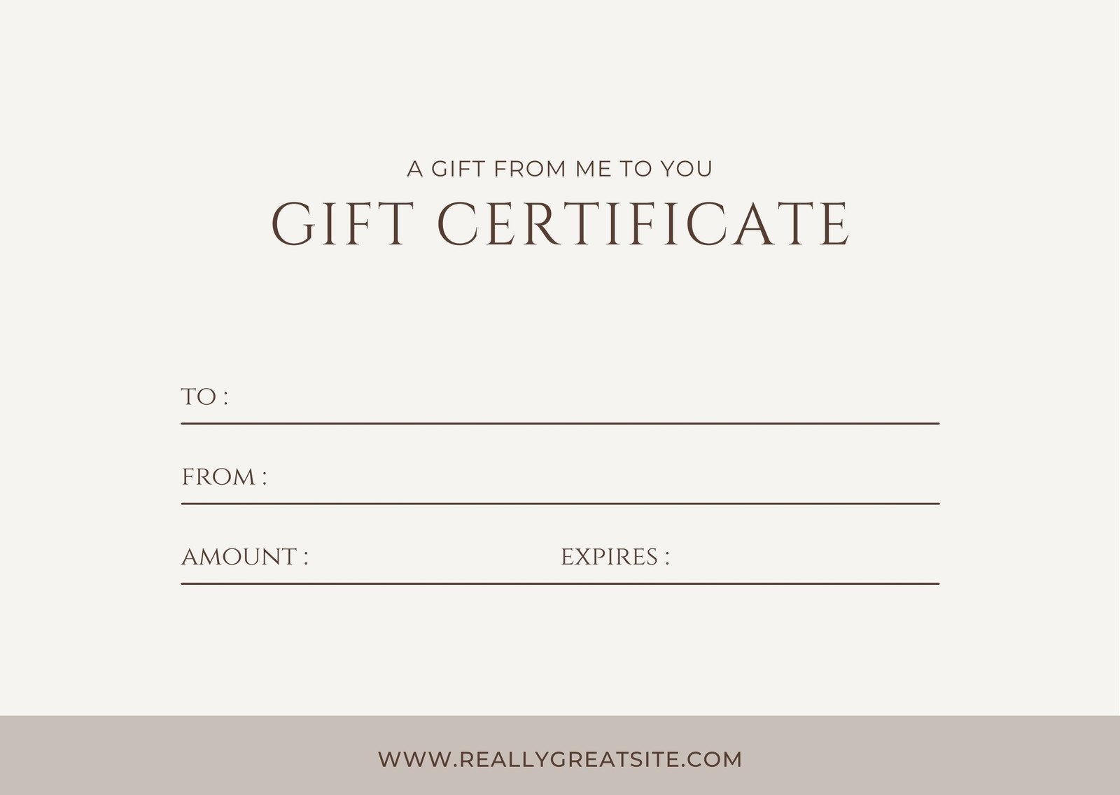 Free Printable Gift Certificate Template Word