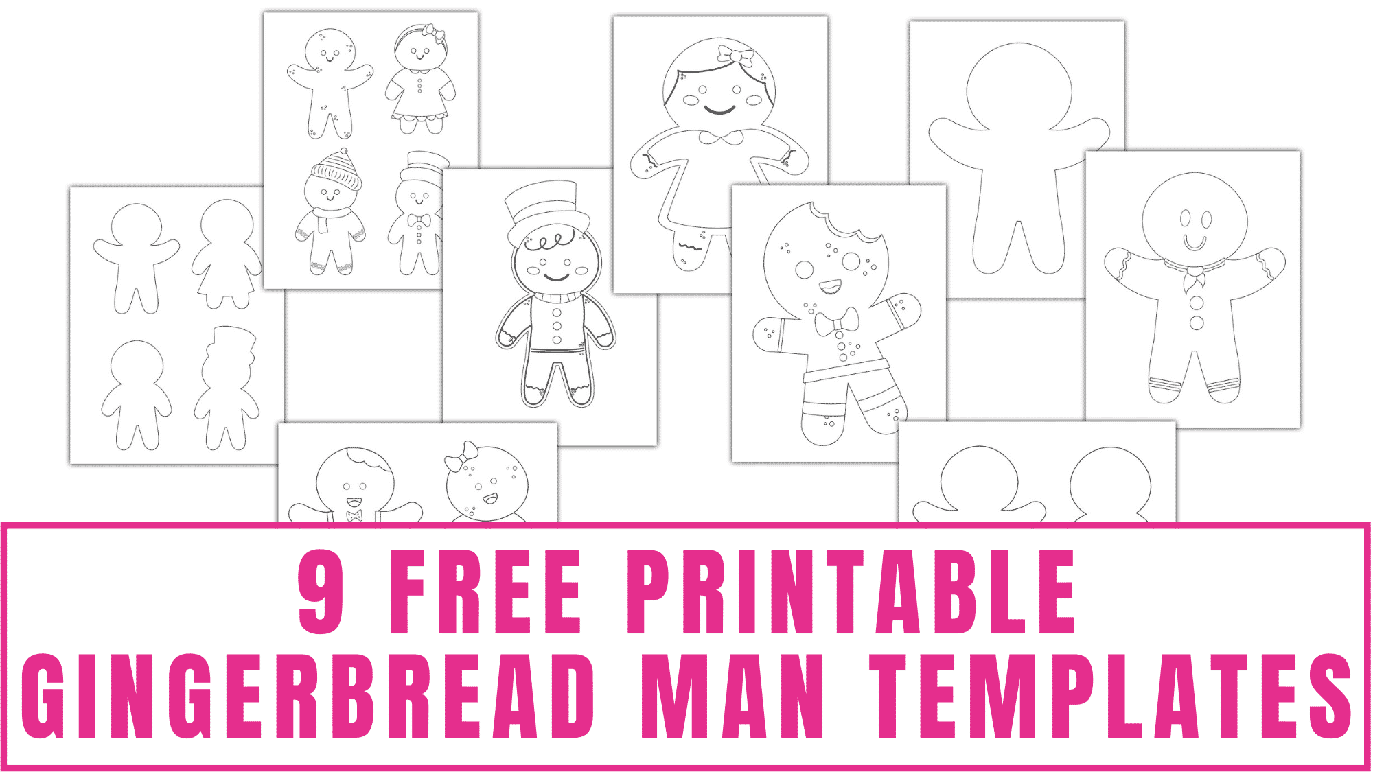 Free Printable Gingerbread House Template
