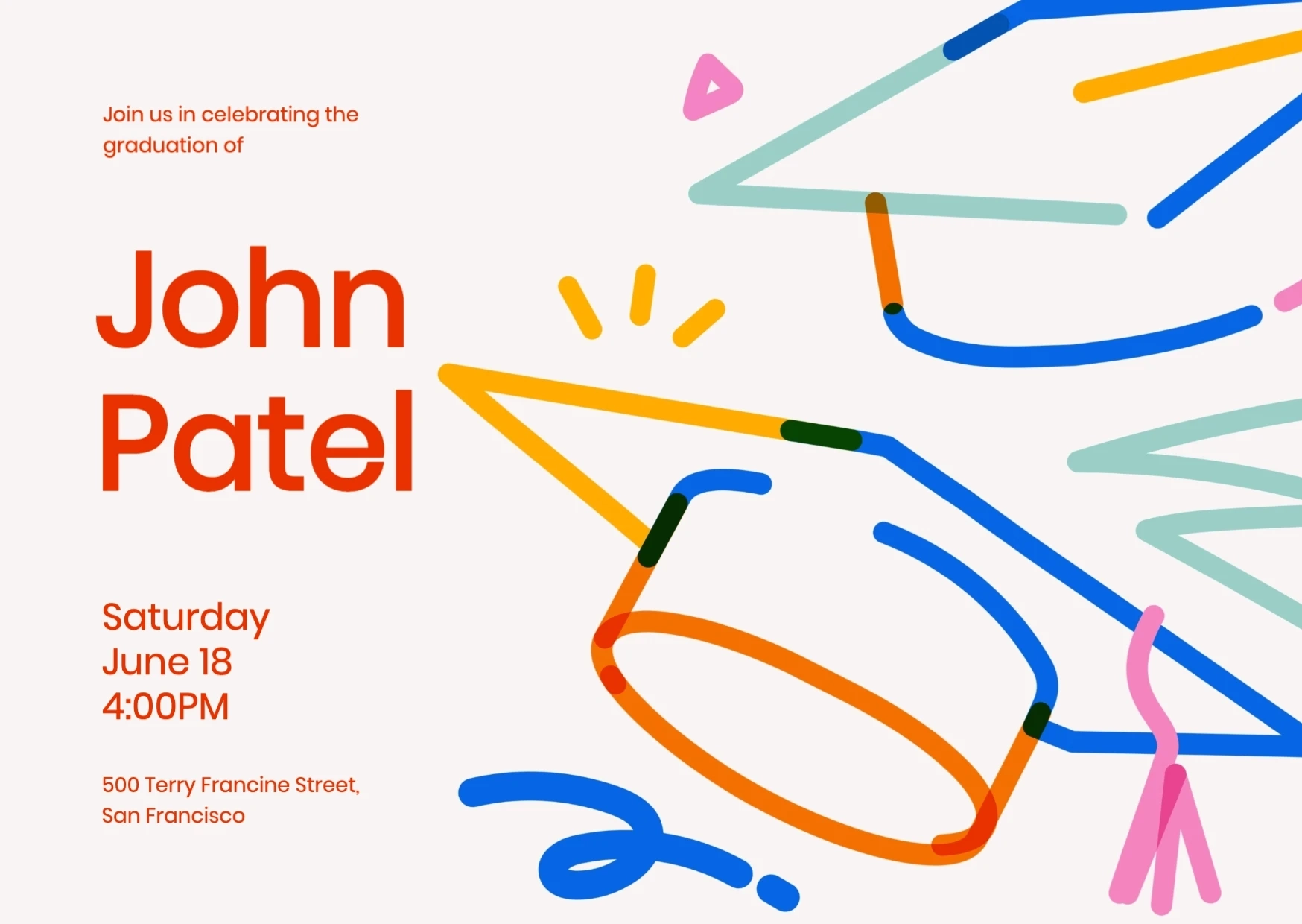 free printable graduation invitation templates wixel