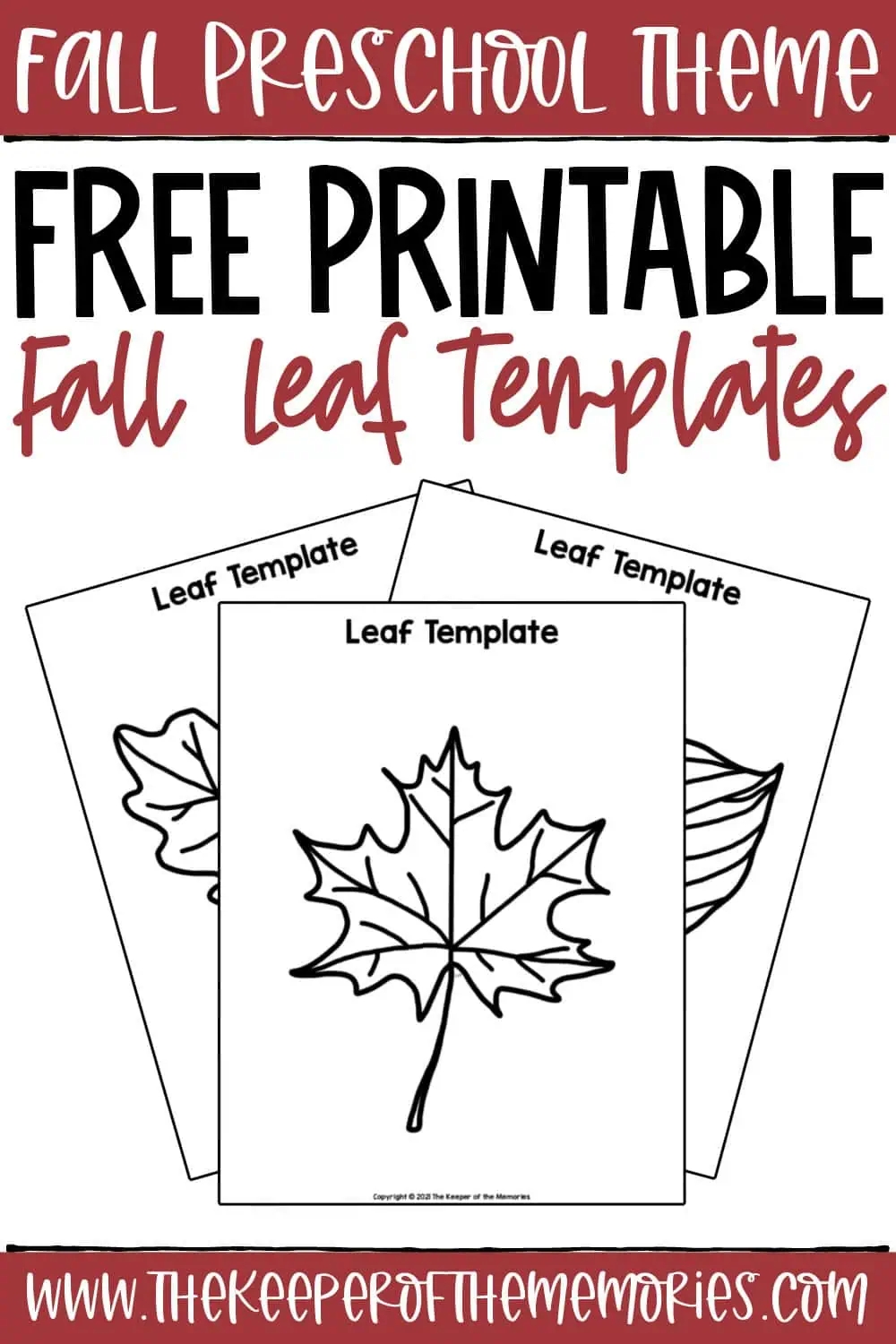 Free Printable Leaf Template The Keeper Of The Memories