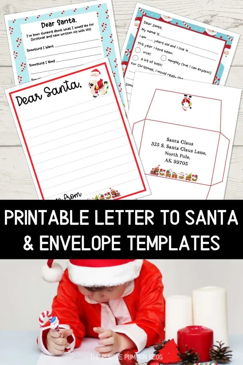 Free Printable Letter To Santa Envelope Templates 