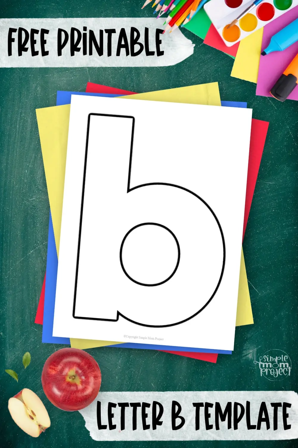 Free Printable Lowercase Letter A Template Simple Mom Project