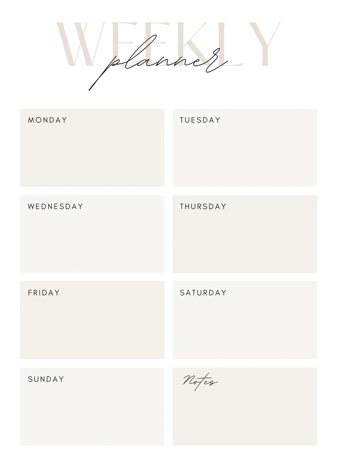 Templates Free Printable