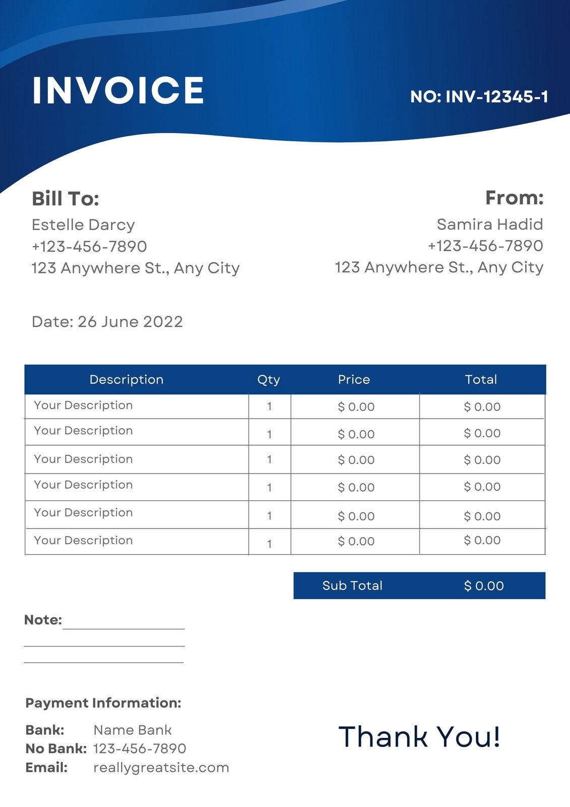 Free Printable Professional Invoice Templates To Customize Canva