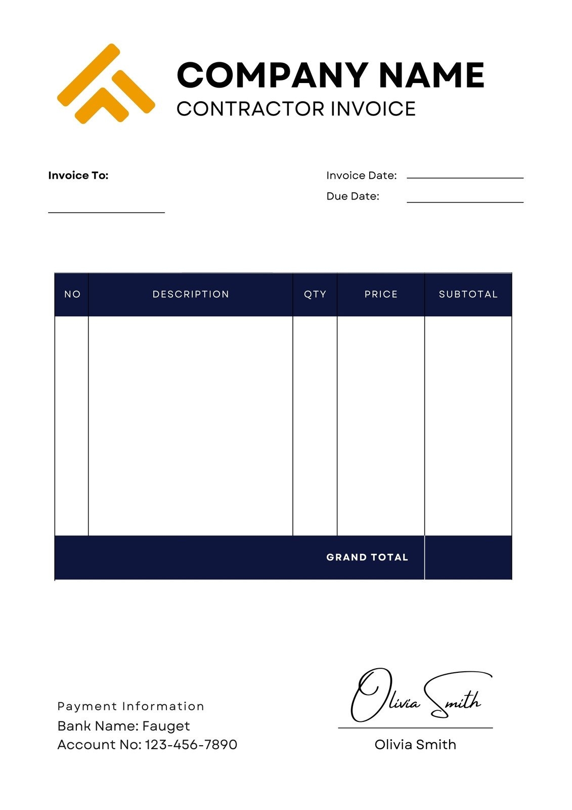 Free Printable Professional Invoice Templates To Customize Canva Worksheets Library